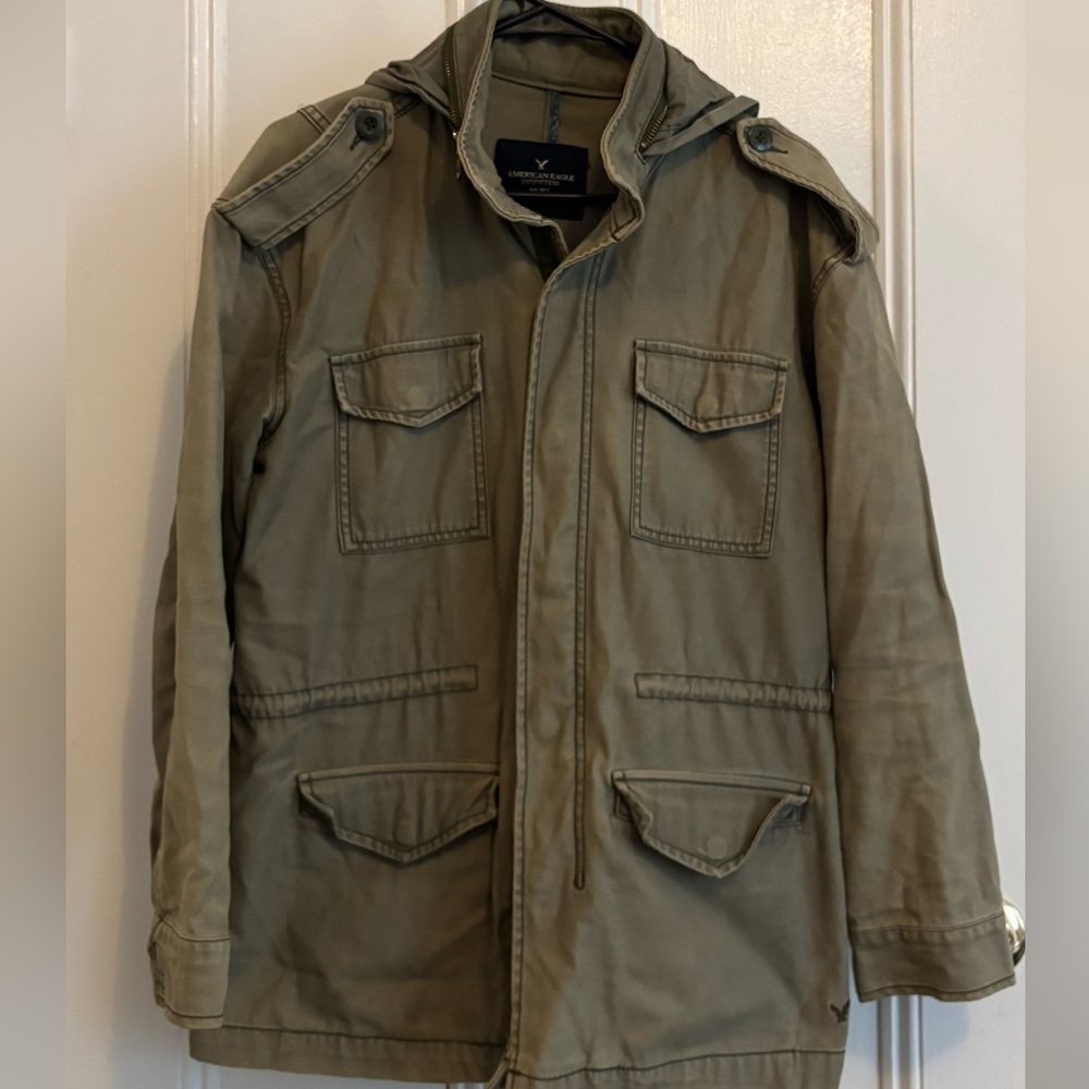 American Eagle Women's Green Jacket